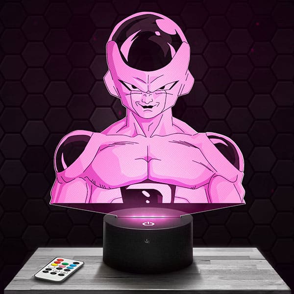 lampe-3d-dragon-ball-z-freezer Lampe 3D Dragon Ball Z - Freezer avec socle au choix !