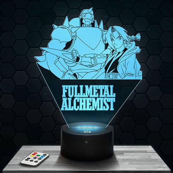 lampe-3d-logo-full-metal-alchimist-duo Lampe 3D Logo Full Metal Alchimist Duo avec socle au choix !