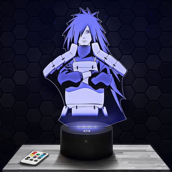 lampe-3d-naruto-madara Lampe 3D Naruto - Madara avec socle au choix !