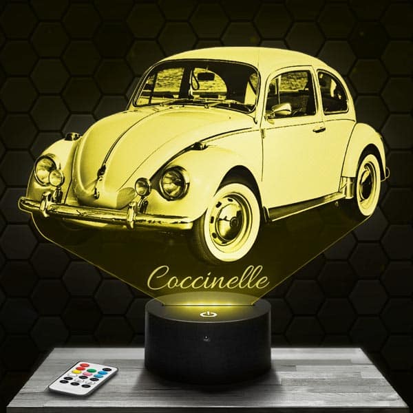 lampe-3d-coccinelle-voiture Volkswagen Coccinelle