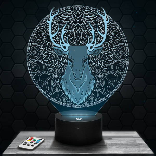 lampe-3d-cerf-mandala-600