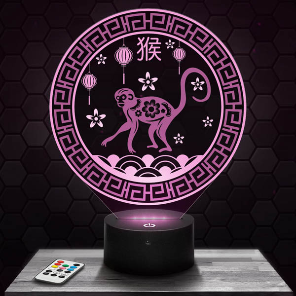 lampe-3d-signe-astologique-chinois-singe-600