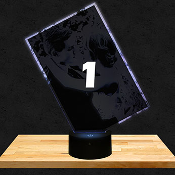 Lampe Personalisiert Rechteck Geneigt